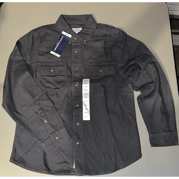 Lucky Brand Heavy Button Up Men’s SM Raven Style 7MS3000 Long Sleeve - Picture 1 of 7